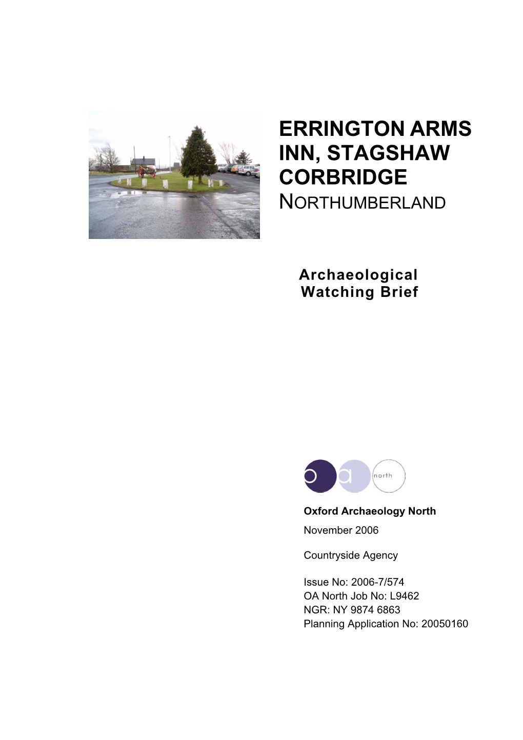 Errington Arms Inn, Stagshaw Corbridge Northumberland