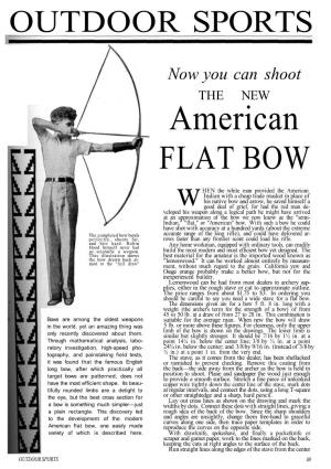 American FLAT BOW
