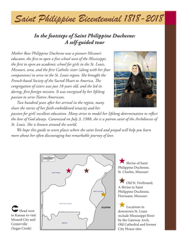 In the Footsteps of Saint Philippine Duchesne: a Self-Guided Tour