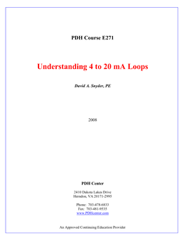 Understanding 4 to 20 Ma Loops