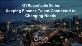 Keeping Finance Talent Connected to Changing Needs