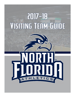 2017-18 Visiting Team Guide Table of Contents