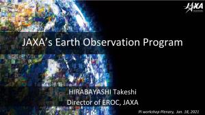 JAXA's Earth Observation Program