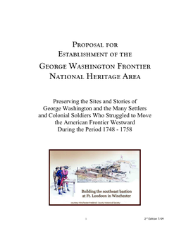 George Washington Frontier National Heritage Area