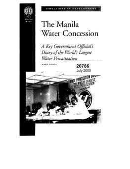The Manila Water Concession