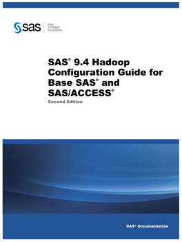 SAS 9.4 Hadoop Configuration Guide for Base SAS And