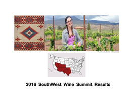 2016 Southwest Wine Summit Results