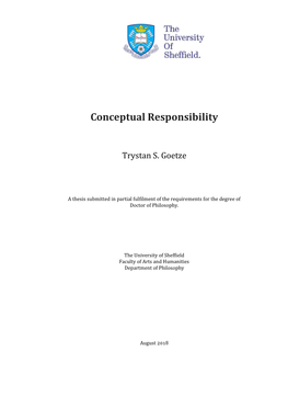 Conceptual Responsibility