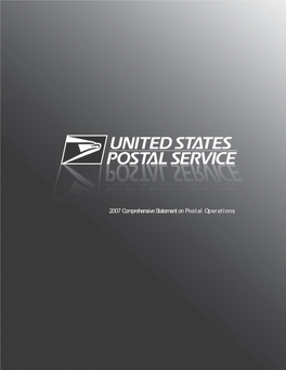 2007 Comprehensive Statement on Postal Operations