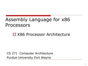 Assembly Language: IA-X86