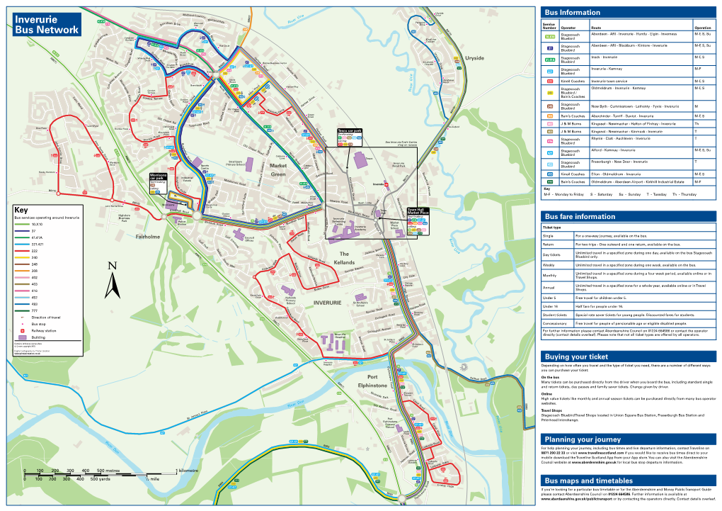 Inverurie Bus Network