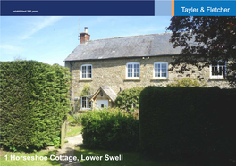 1 Horseshoe Cottage, Lower Swell Stow-On-The-Wold 1 Mile Directions Well As the Golden Ball Public House