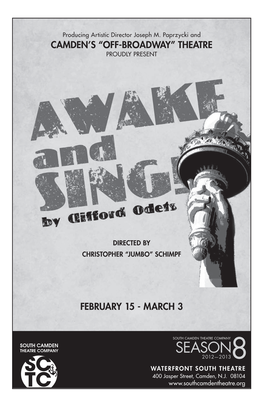 Camden's “Off-Broadway” Theatre February 15