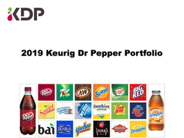 2019 KDP Northern BU Portfolio