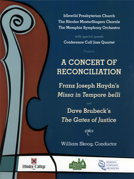 A Concert of Reconciliation