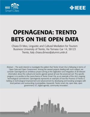 Openagenda: Trento Bets on the Open Data