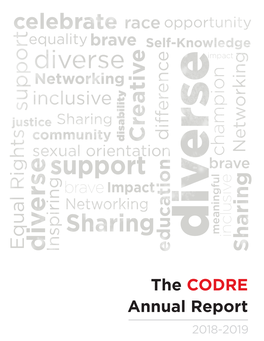 2018-19 CODRE Annual Report