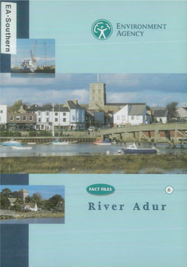 River Adur Environment Agency - a Better Organisation Works for the Public and Environment in England and Wales Has Specific Duties and Powers