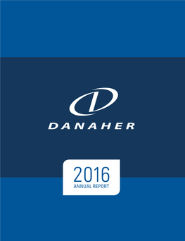 Danaher Corporation 2016 Annual Report