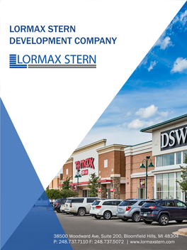 Lormax Stern Development Company