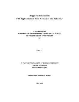 Regge Finite Elements with Applications in Solid Mechanics and Relativity