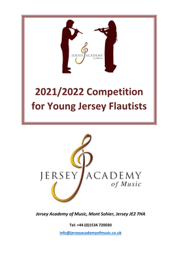 2021/2022 Competition for Young Jersey Flautists