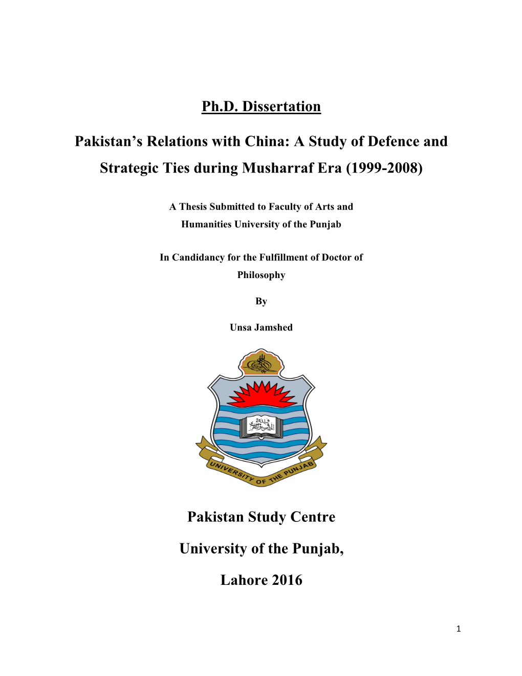 Pakistan Research Repository