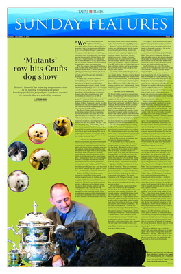 'Mutants' Row Hits Crufts Dog Show