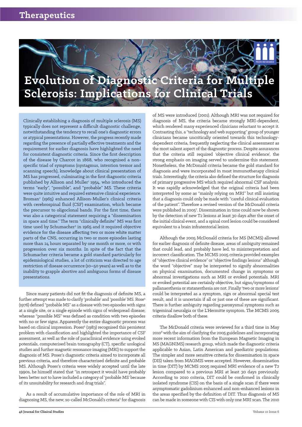 research articles in multiple sclerosis