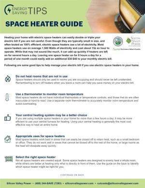 Space Heater Guide