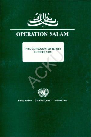 Third Consolidated Report October 1990