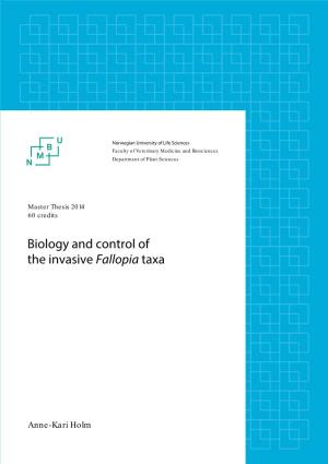 Biology and Control of the Invasive Fallopia Taxa