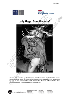 Lady Gaga: Born This Way?