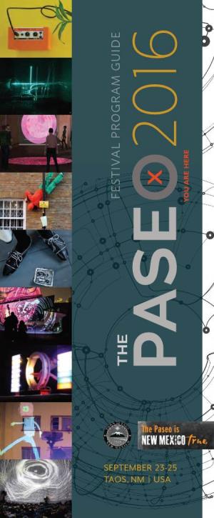 The PASEO 2016 Program Guide
