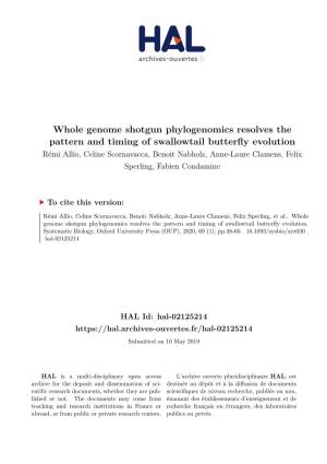 Whole Genome Shotgun Phylogenomics Resolves the Pattern