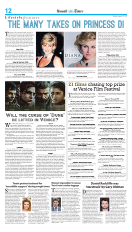 21 Films Chasing Top Prize at Venice Film Festival