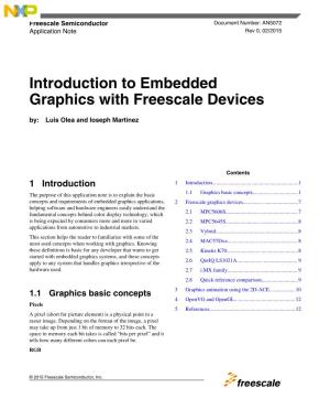 AN5072: Introduction to Embedded Graphics – Application Note