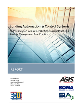 Building Automation & Control Systems REPORT