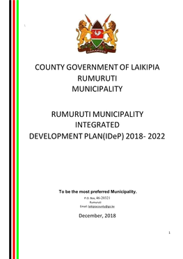 County Government of Laikipia Rumuruti Municipality