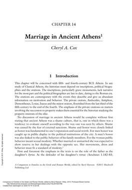 Cox, Marriage in Ancient Athens.Pdf