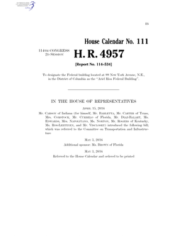 H. R. 4957 [Report No
