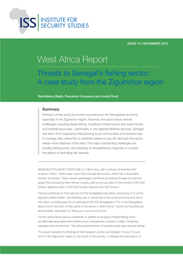 West Africa Report Threats to Senegal’S Fishing Sector: a Case Study from the Ziguinchor Region