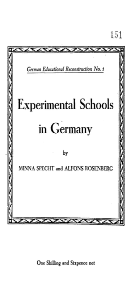 Experimental Schools in Germany