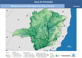 Monitoramento Hidrológico De Minas Gerais 29/06/2015