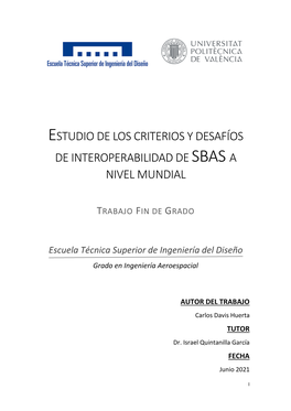 Estudio De Los Criterios Y Desafíos De Interoperabilidad De Sbas a Nivel Mundial