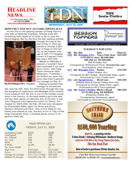 HEADLINE NEWS • 7/22/09 • PAGE 2 of 12