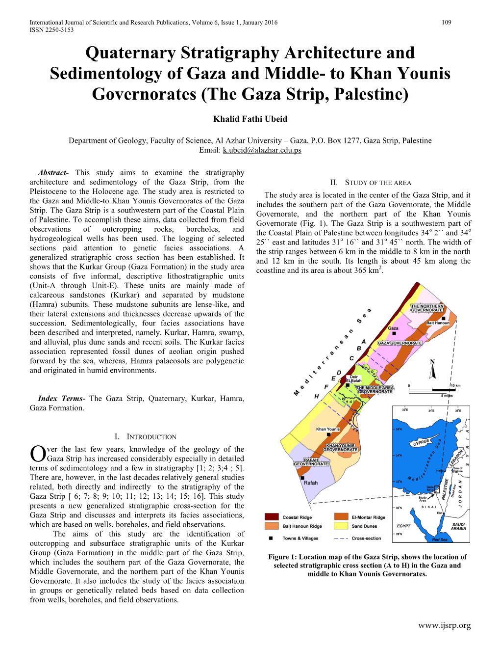 The Gaza Strip, Palestine)