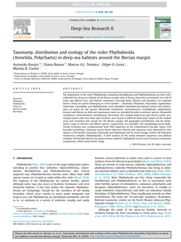 In Deep-Sea Habitats Around the Iberian Margin