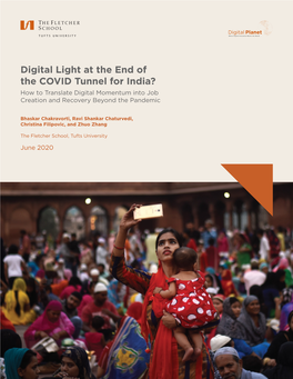 Digital Light at the End of the COVID Tunnel for India? How to Translate Digital Momentum Into Job Creation and Recovery Beyond the Pandemic