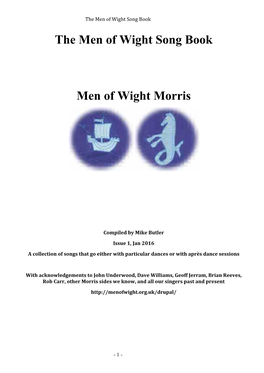 The Men of Wight Song Book Men of Wight Morris